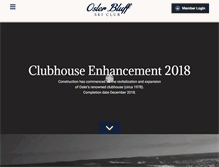 Tablet Screenshot of oslerbluff.com